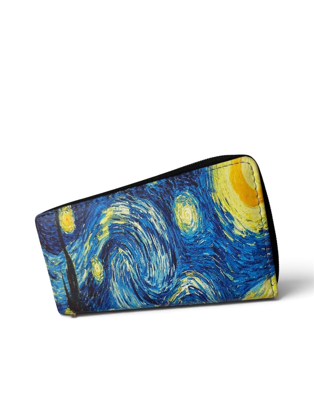 Vincent Van Goh’s “Starry night “ design long zipper around wallet